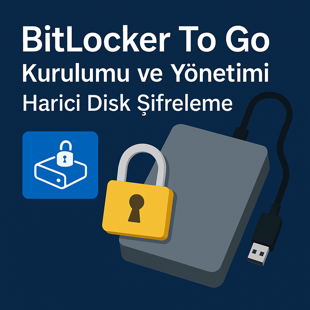 BitLocker To Go kurulumu ve harici disk şifreleme yönetimi 2025
