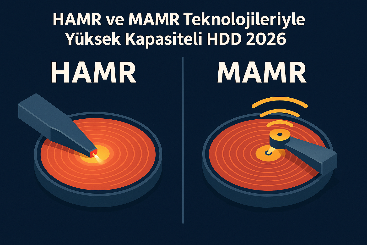 HAMR ve MAMR teknolojileriyle yüksek kapasiteli HDD 2026