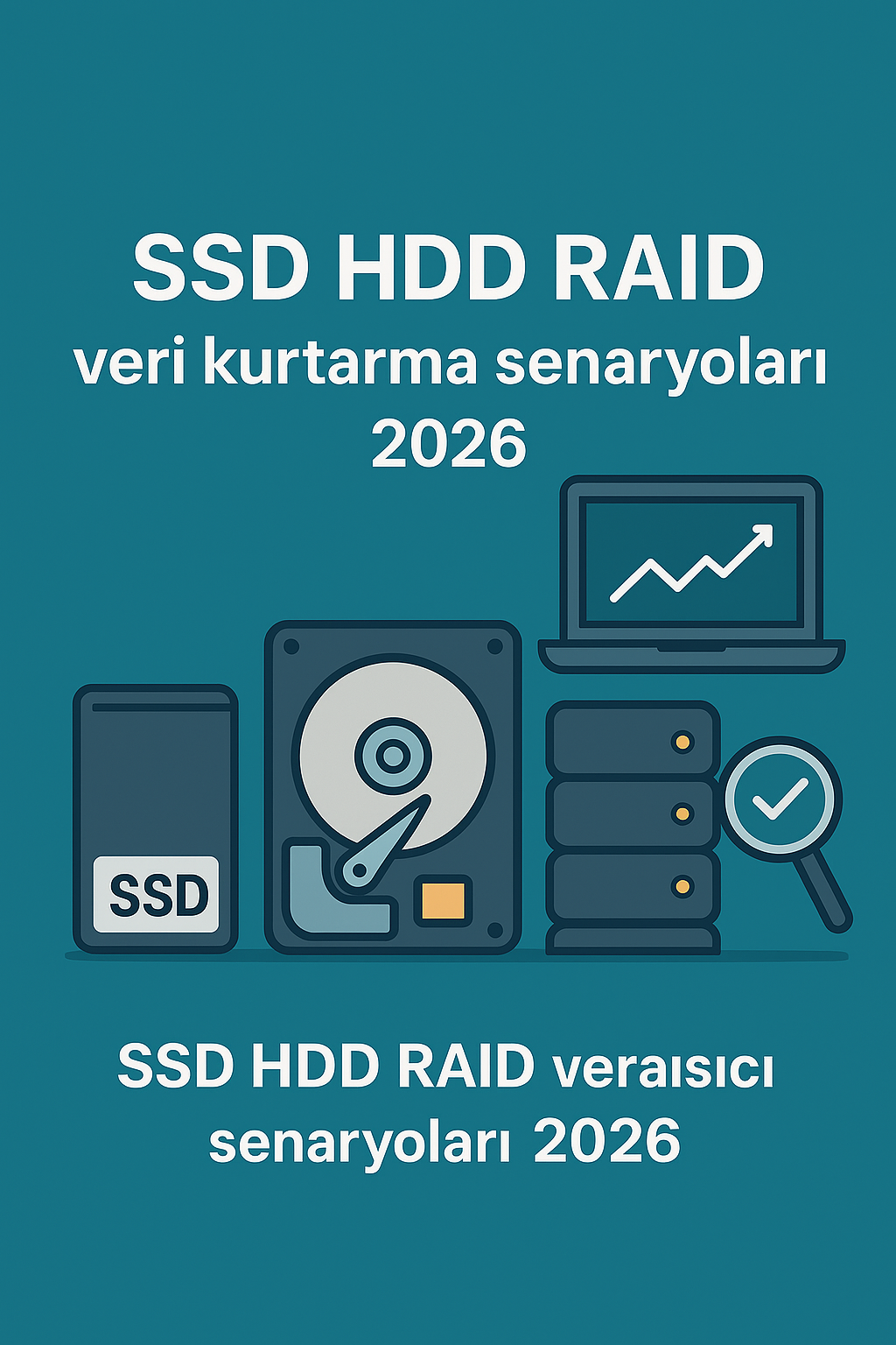 SSD HDD RAID veri kurtarma senaryoları 2026
