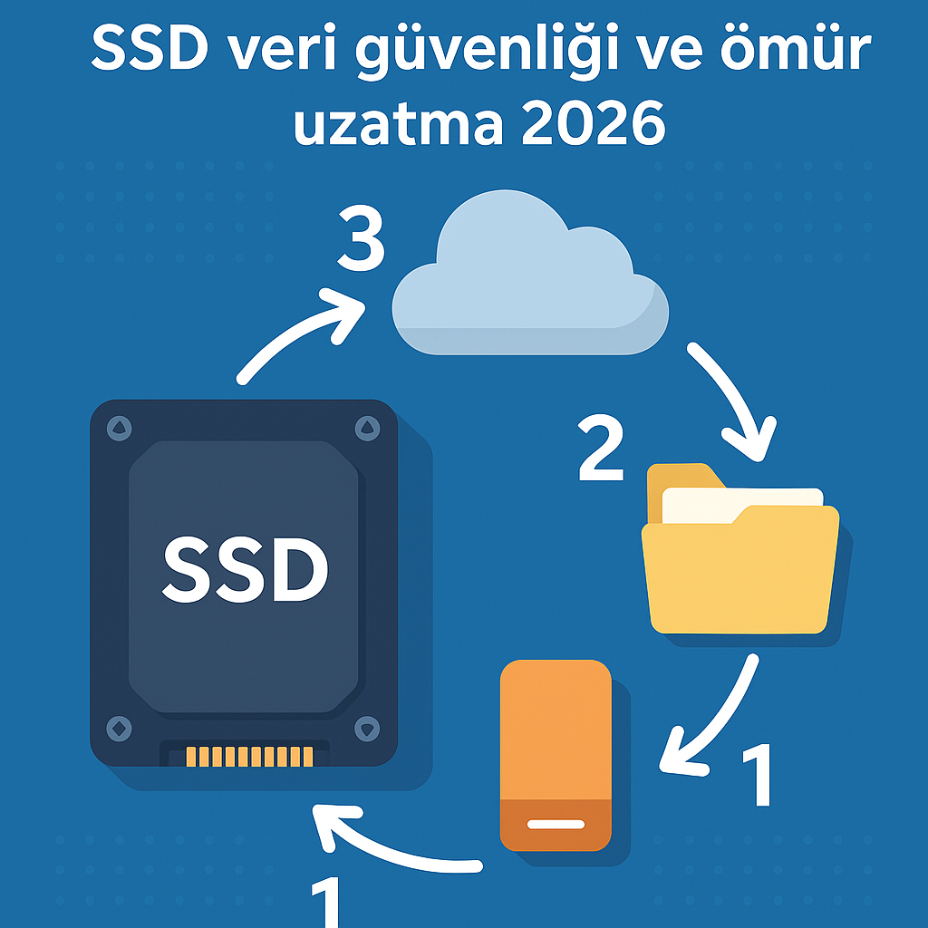 : 3-2-1 kuralıyla SSD veri güvenliği ve ömür uzatma 2026